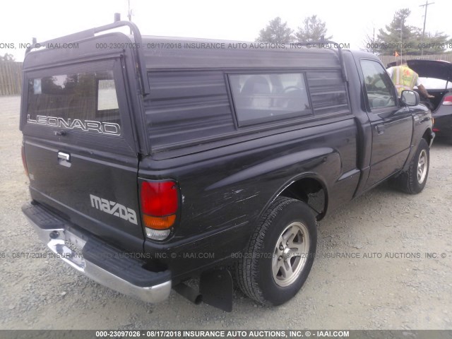 4F4YR12C5YTM29321 - 2000 MAZDA B2500 BLACK photo 4