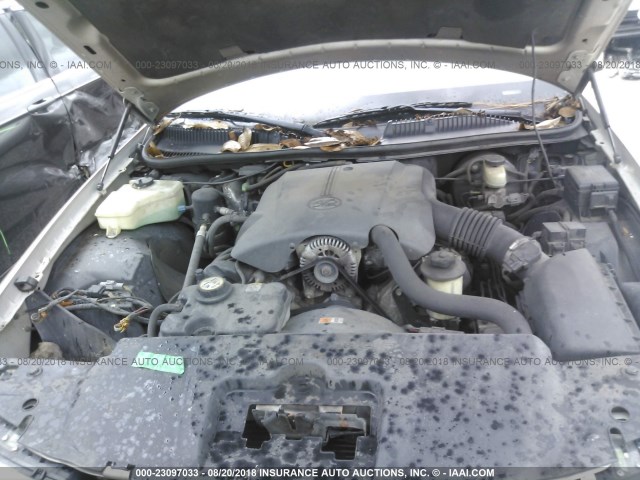 1LNHM81W31Y723798 - 2001 LINCOLN TOWN CAR EXECUTIVE Золотой фото 10