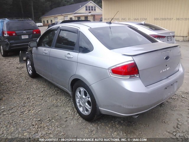 1FAHP36N29W115167 - 2009 FORD FOCUS SES GRAY photo 3