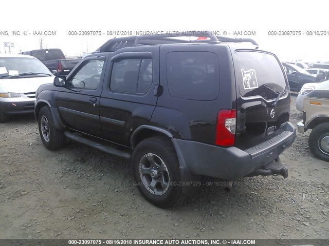 5N1MD28Y93C663710 - 2003 NISSAN XTERRA SE/SC BLACK photo 3