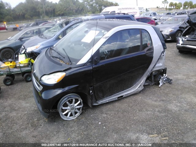 WMEEJ31X09K230303 - 2009 SMART FORTWO PURE/PASSION BLACK photo 2