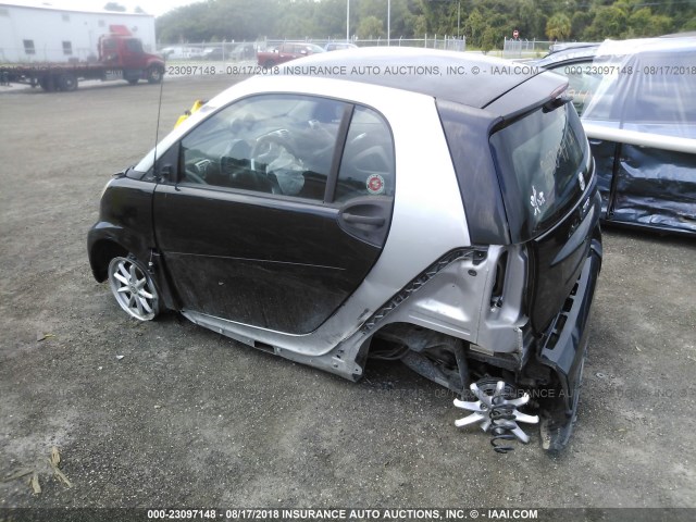 WMEEJ31X09K230303 - 2009 SMART FORTWO PURE/PASSION BLACK photo 3