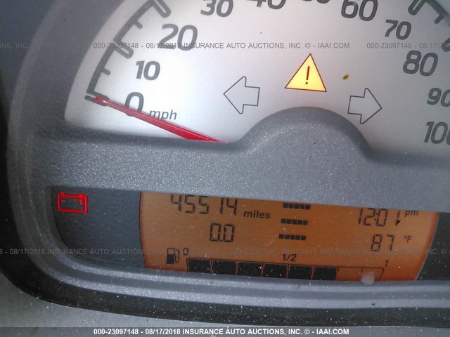 WMEEJ31X09K230303 - 2009 SMART FORTWO PURE/PASSION BLACK photo 7