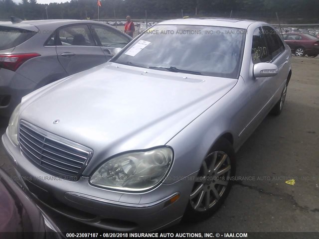 WDBNG84J04A430225 - 2004 MERCEDES-BENZ S 500 4MATIC SILVER photo 2