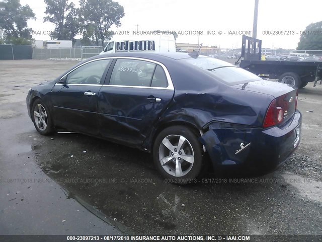 1G1ZC5E06CF244685 - 2012 CHEVROLET MALIBU 1LT 深蓝色 照片 3