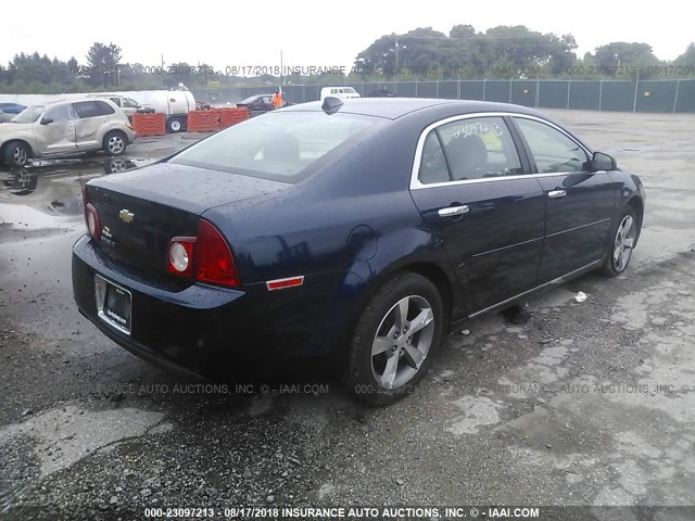 1G1ZC5E06CF244685 - 2012 CHEVROLET MALIBU 1LT 深蓝色 照片 4