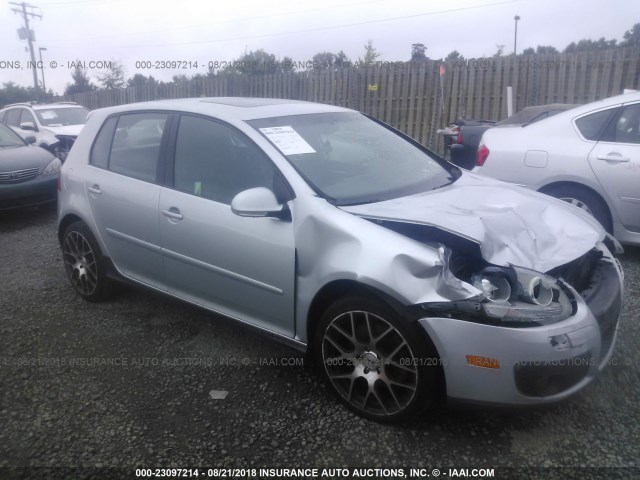 WVWHV71K07W063460 - 2007 VOLKSWAGEN NEW GTI SILVER photo 1