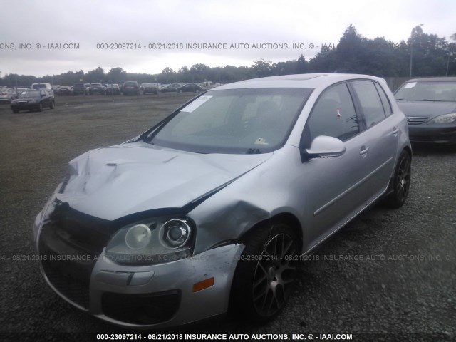 WVWHV71K07W063460 - 2007 VOLKSWAGEN NEW GTI SILVER photo 2