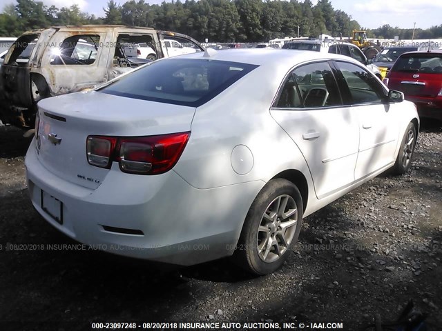 1G11C5SL3EF116788 - 2014 CHEVROLET MALIBU 1LT თეთრი ფოტო 4