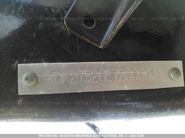 4YDF27526E7200903 - 2014 KEYSTONE HORNET WHITE photo 10