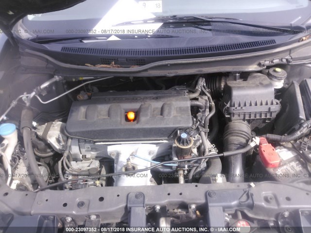 2HGFB2F52CH570358 - 2012 HONDA CIVIC LX GRAY photo 10