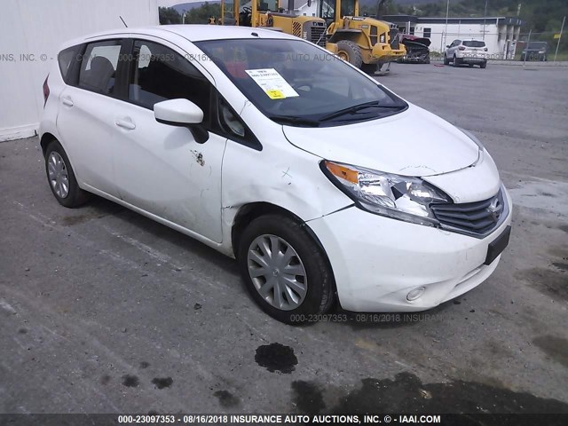 3N1CE2CPXFL427560 - 2015 NISSAN VERSA NOTE S/S PLUS/SV/SL/SR WHITE photo 1