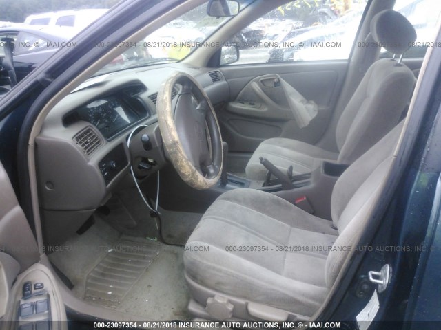 4T1BG22K6VU051495 - 1997 TOYOTA CAMRY CE/LE/XLE 绿色 照片 5
