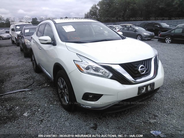 5N1AZ2MH6HN201918 - 2017 NISSAN MURANO S/SL/SV/PLATINUM WHITE photo 1