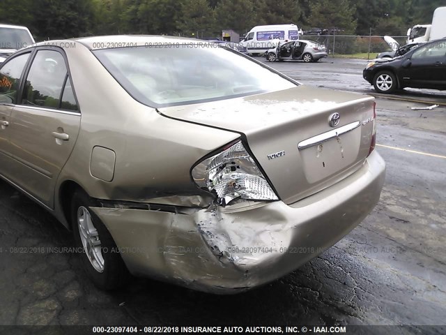 4T1BE32K62U104168 - 2002 TOYOTA CAMRY LE/XLE/SE Қоңыр фото 6
