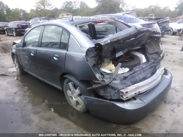 1G8AK58F16Z113720 - 2006 SATURN ION LEVEL 3 GRAY photo 3