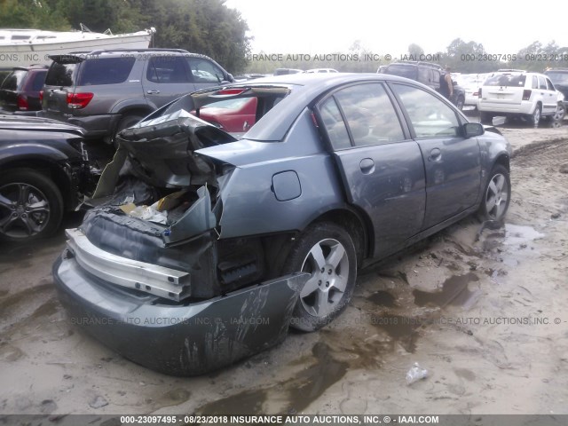 1G8AK58F16Z113720 - 2006 SATURN ION LEVEL 3 GRAY photo 4