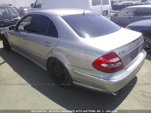 WDBUF76J43A380658 - 2003 MERCEDES-BENZ E 55 AMG SILVER photo 3