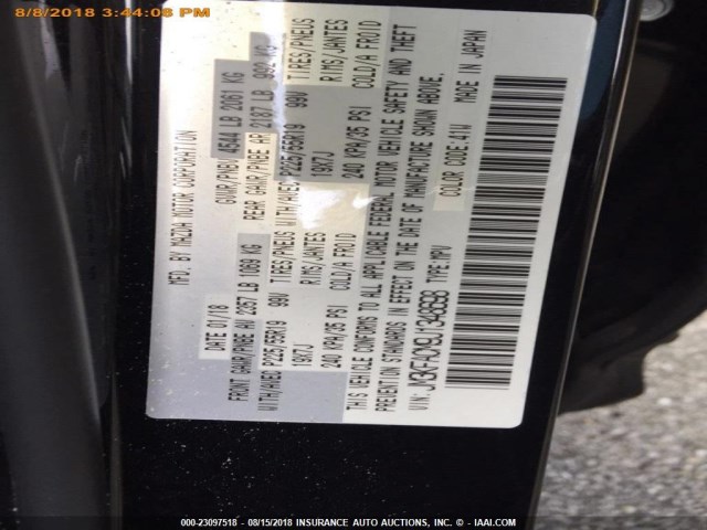 JM3KFACM9J1348698 - 2018 MAZDA CX-5 TOURING Noir photo 1