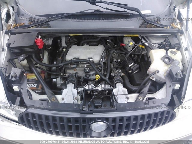 3G5DA03E94S526767 - 2004 BUICK RENDEZVOUS CX/CXL WHITE photo 10