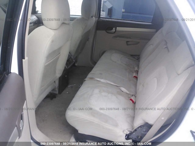 3G5DA03E94S526767 - 2004 BUICK RENDEZVOUS CX/CXL WHITE photo 8