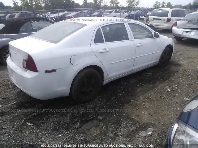 1G1ZD5EB7AF170222 - 2010 CHEVROLET MALIBU 2LT WHITE photo 4