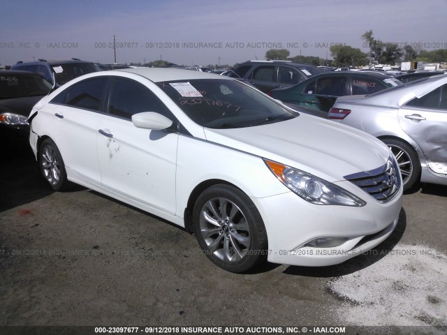 5NPEC4AB9CH369175 - 2012 HYUNDAI SONATA SE/LIMITED WHITE photo 1