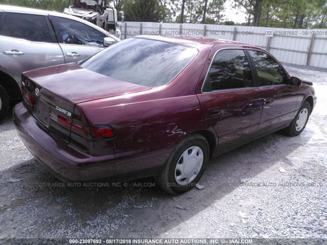 4T1BG22K1XU499355 - 1999 TOYOTA CAMRY CE/LE/XLE 红色 照片 4
