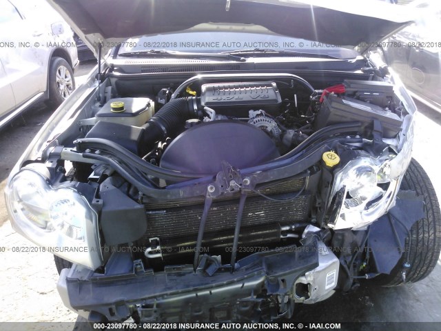 1J8HR48PX7C649078 - 2007 JEEP GRAND CHEROKEE LAREDO/COLUMBIA/FREEDOM ვერცხლისფერი ფოტო 10