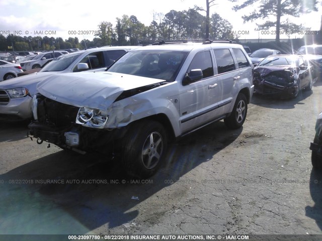 1J8HR48PX7C649078 - 2007 JEEP GRAND CHEROKEE LAREDO/COLUMBIA/FREEDOM ვერცხლისფერი ფოტო 2