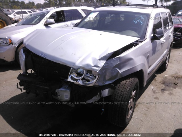 1J8HR48PX7C649078 - 2007 JEEP GRAND CHEROKEE LAREDO/COLUMBIA/FREEDOM ვერცხლისფერი ფოტო 6