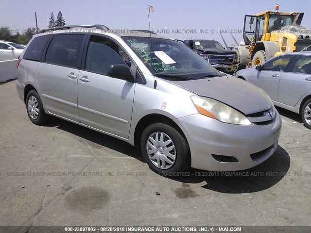 5TDZA23C06S571757 - 2006 TOYOTA SIENNA CE/LE SILVER photo 1