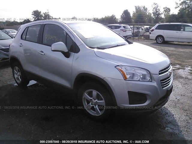 KL7CJNSB0GB655860 - 2016 CHEVROLET TRAX LS SILVER photo 1