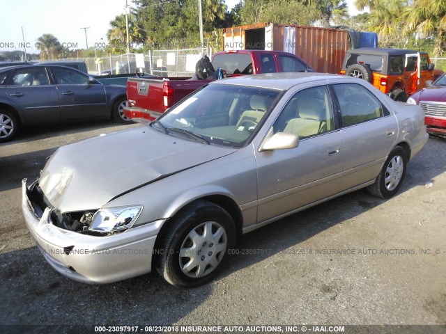 4T1BG22K11U799372 - 2001 TOYOTA CAMRY CE/LE/XLE 金色 照片 2