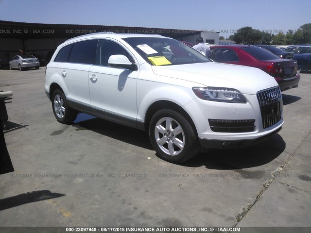 WA1LGAFE4DD008774 - 2013 AUDI Q7 PREMIUM PLUS WHITE photo 1