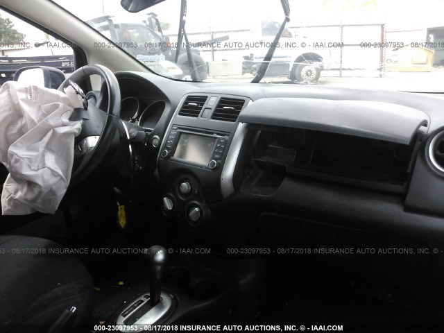 3N1CE2CP9EL356429 - 2014 NISSAN VERSA NOTE S/S PLUS/SV/SL BLACK photo 5