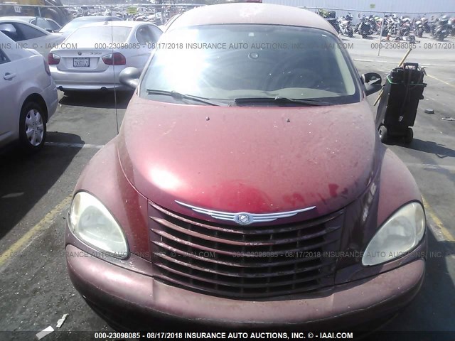 3C4FY58B15T547519 - 2005 CHRYSLER PT CRUISER TOURING RED photo 6