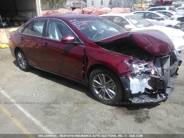 4T1BF1FKXHU814064 - 2017 TOYOTA CAMRY LE/XLE/SE/XSE 红色 照片 1