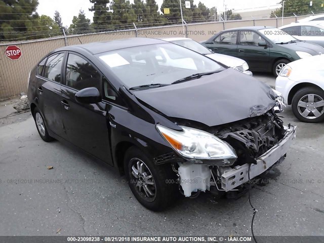 JTDKN3DU9A0164549 - 2010 TOYOTA PRIUS BLACK photo 1