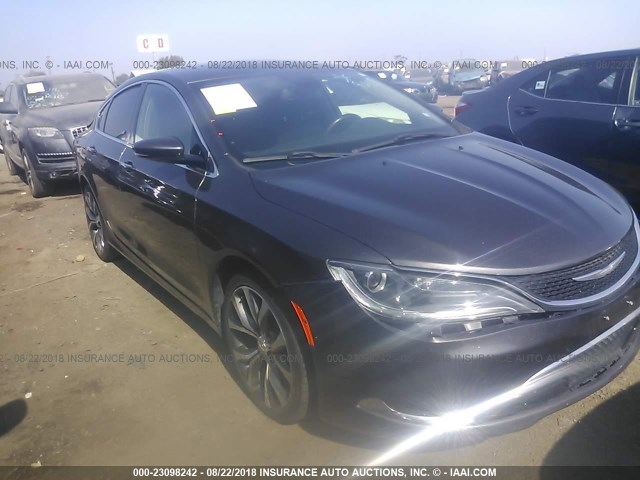 1C3CCCCB9FN558125 - 2015 CHRYSLER 200 C GRAY photo 1