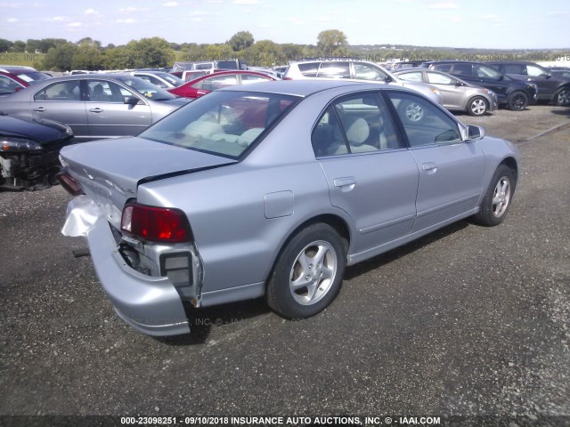 4A3AA46G02E091576 - 2002 MITSUBISHI GALANT ES/LS SILVER photo 4