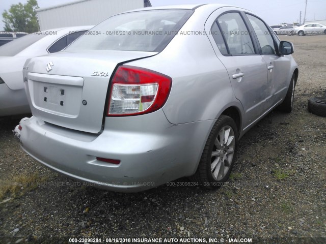 JS2YC5A25B6302638 - 2011 SUZUKI SX4 LE SILVER photo 4