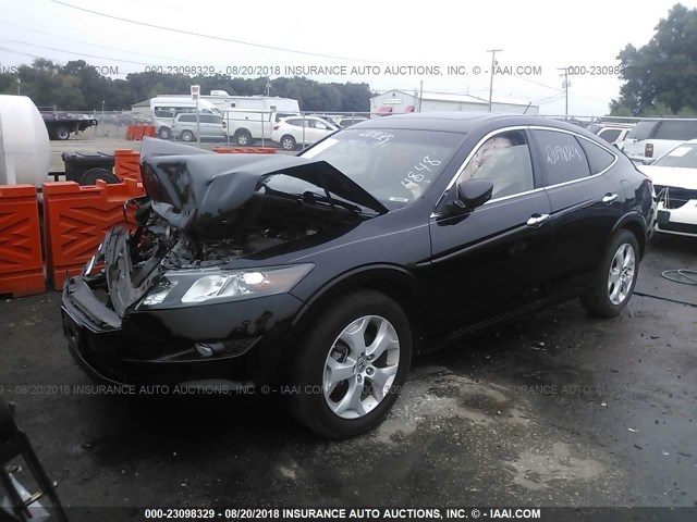 5J6TF2H58BL004848 - 2011 HONDA ACCORD CROSSTOUR EXL BLACK photo 2