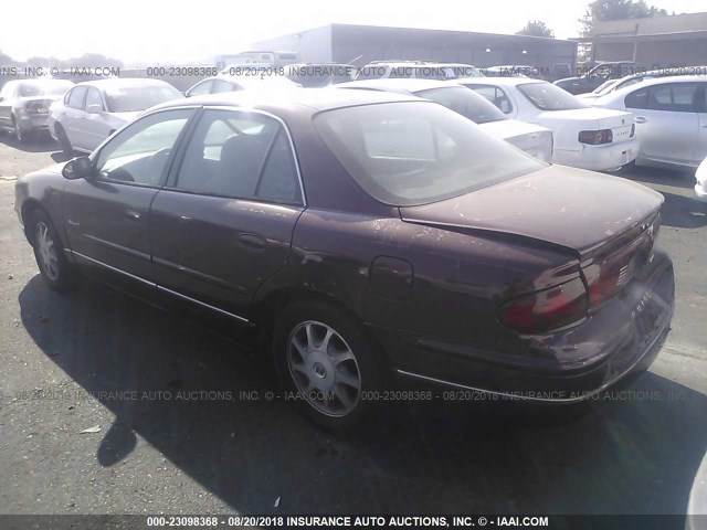 2G4WB52K5W1537150 - 1998 BUICK REGAL LS BURGUNDY photo 3