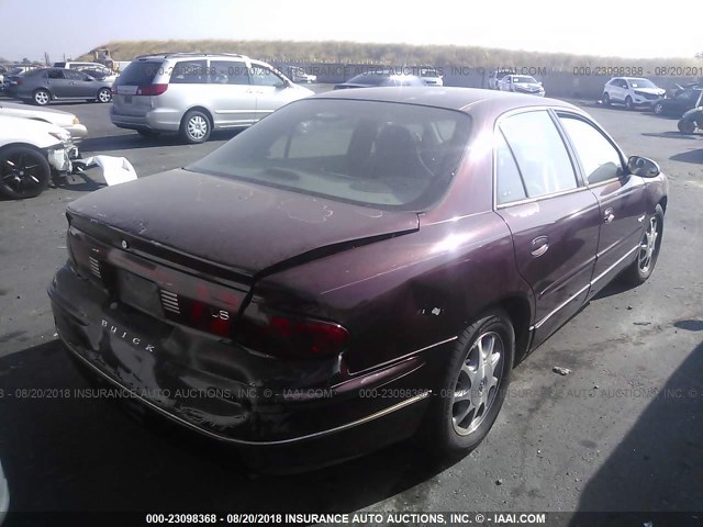 2G4WB52K5W1537150 - 1998 BUICK REGAL LS BURGUNDY photo 4