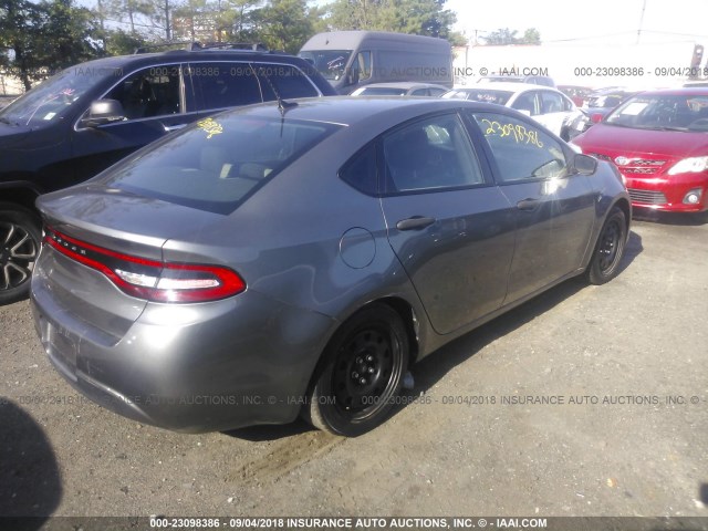 1C3CDFAA6DD266931 - 2013 DODGE DART SE/AERO GRAY photo 4