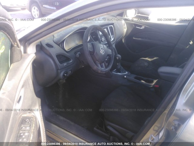 1C3CDFAA6DD266931 - 2013 DODGE DART SE/AERO GRAY photo 5