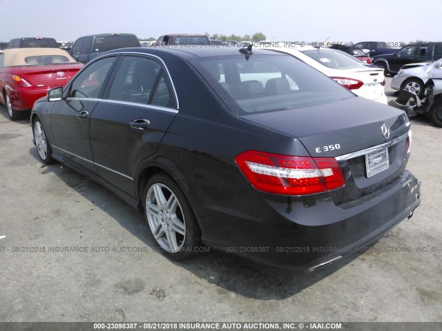 WDDHF8HB6BA403960 - 2011 MERCEDES-BENZ E 350 4MATIC BLACK photo 3