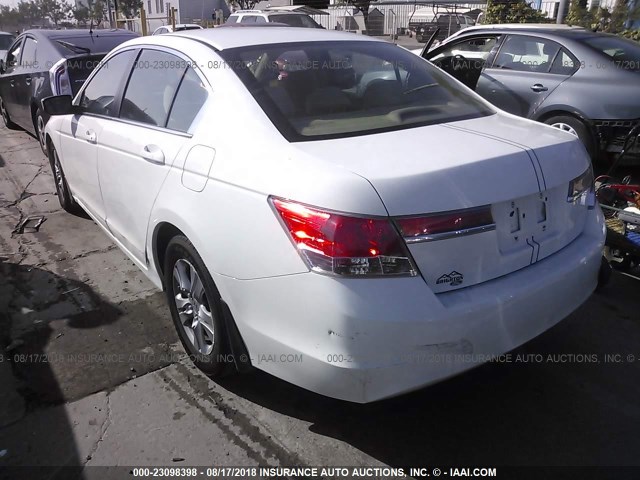 1HGCP2F48CA194811 - 2012 HONDA ACCORD LXP WHITE photo 3