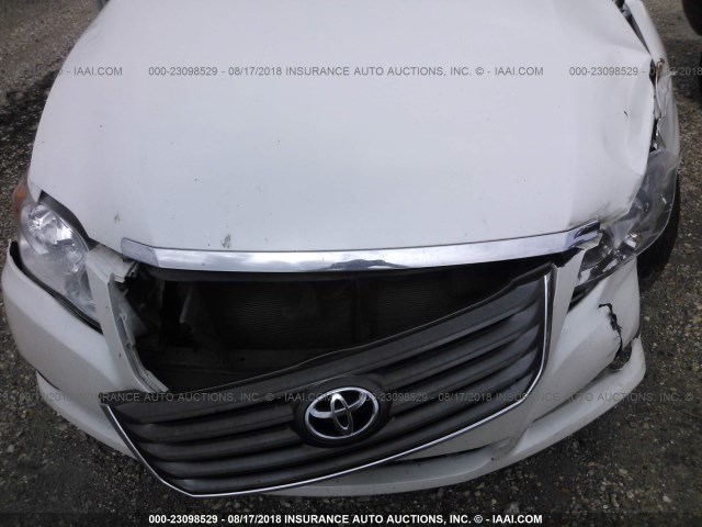 4T1BK3DB7AU354555 - 2010 TOYOTA AVALON XL/XLS/LIMITED WHITE photo 10